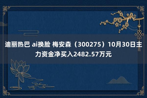 迪丽热巴 ai换脸 梅安森（300275）10月30日主力资金净买入2482.57万元