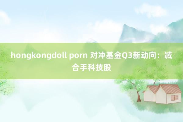 hongkongdoll porn 对冲基金Q3新动向：减合手科技股