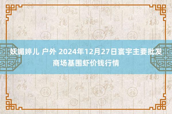 妖媚婷儿 户外 2024年12月27日寰宇主要批发商场基围虾价钱行情