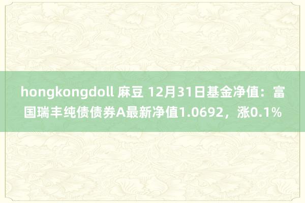 hongkongdoll 麻豆 12月31日基金净值：富国瑞丰纯债债券A最新净值1.0692，涨0.1%