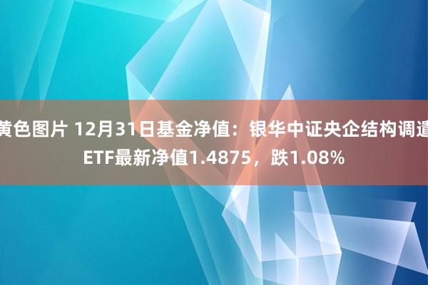 黄色图片 12月31日基金净值：银华中证央企结构调遣ETF最新净值1.4875，跌1.08%