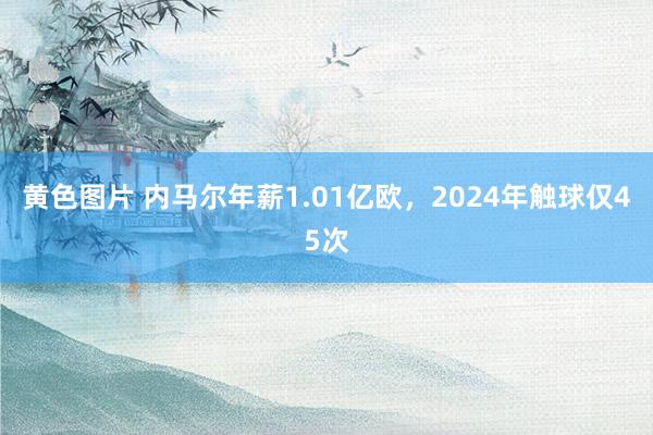 黄色图片 内马尔年薪1.01亿欧，2024年触球仅45次